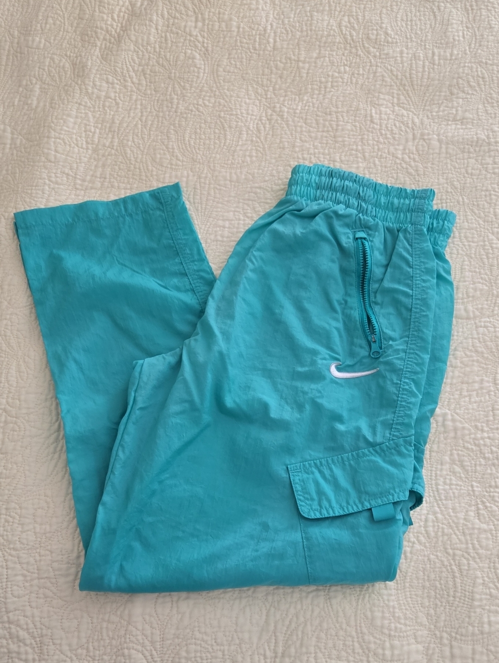 Nike Teal Cargo Joggers for Kids L